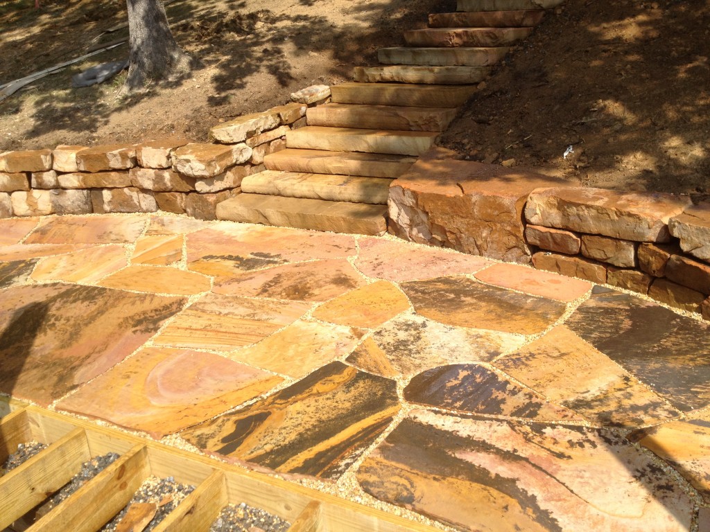 Tennessee Crab Orchard Stone Stairs